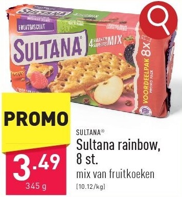 Sultana rainbow, 8 st.