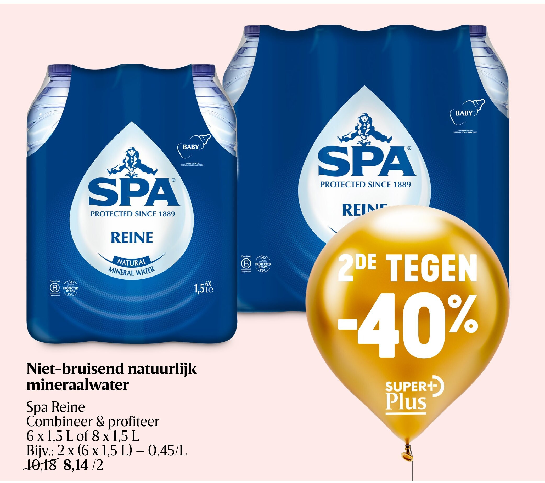 Niet-bruisend natuurlijk mineraalwater