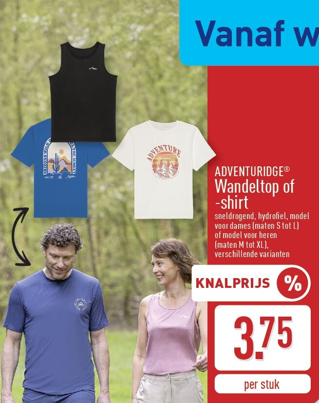 Wandeltop of -shirt