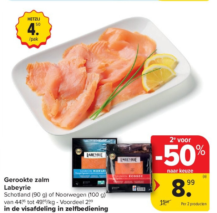 Gerookte zalm Labeyrie