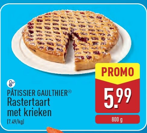 Rastertaart metkrieken