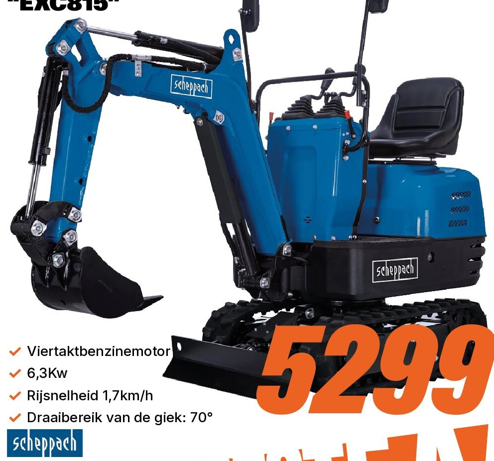 Minigraafmachine "EXC815"