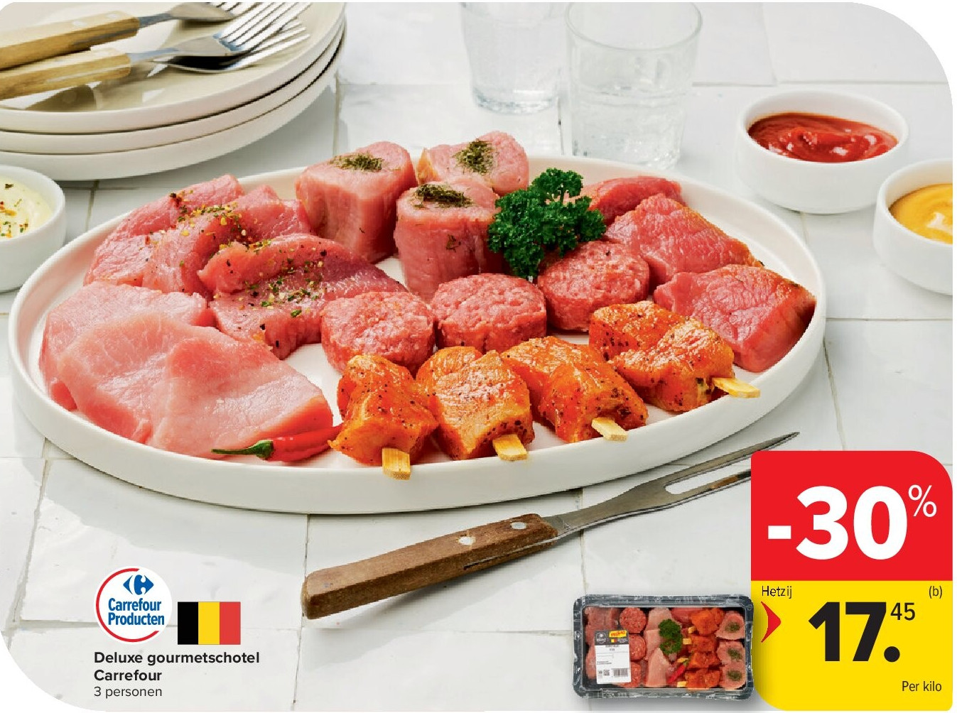 Deluxe gourmetschotel Carrefour