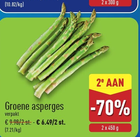 Groene asperges