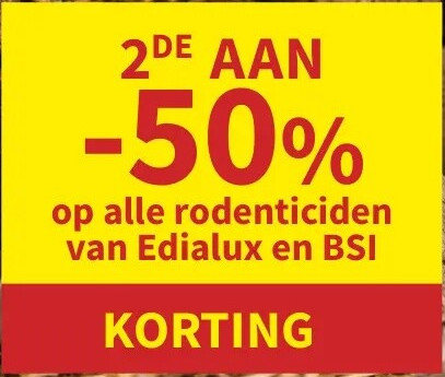 Rodenticiden van Edialux en BSI