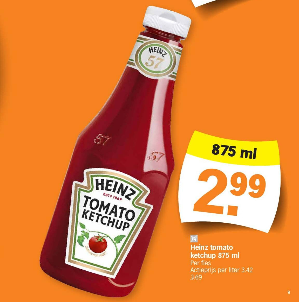 Heinz tomato ketchup 875 ml