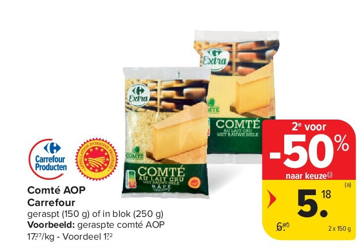 Comté AOP Carrefour