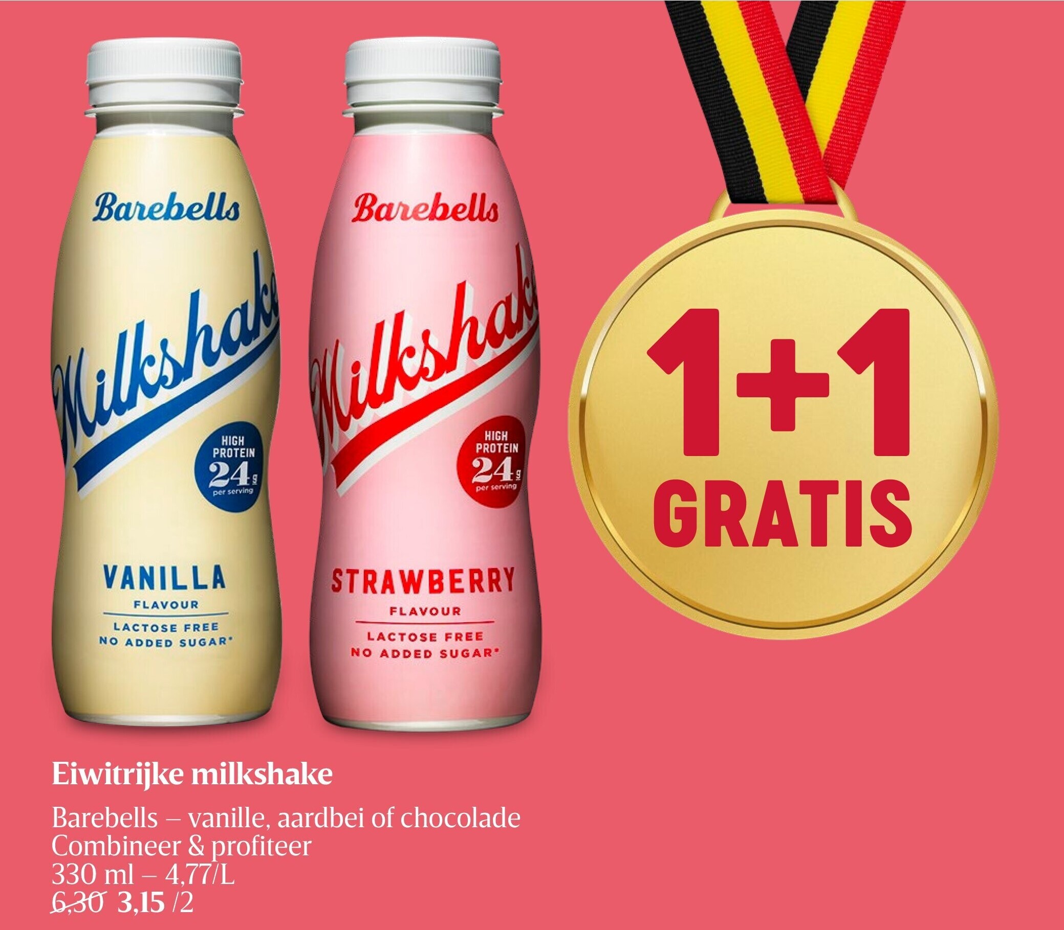Eiwitrijke milkshake