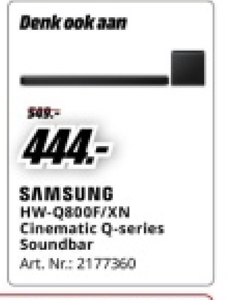 SAMSUNG HW-Q800F/XN Cinematic Q-series Soundbar