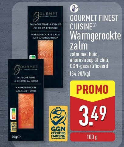 Warmgerookte zalm