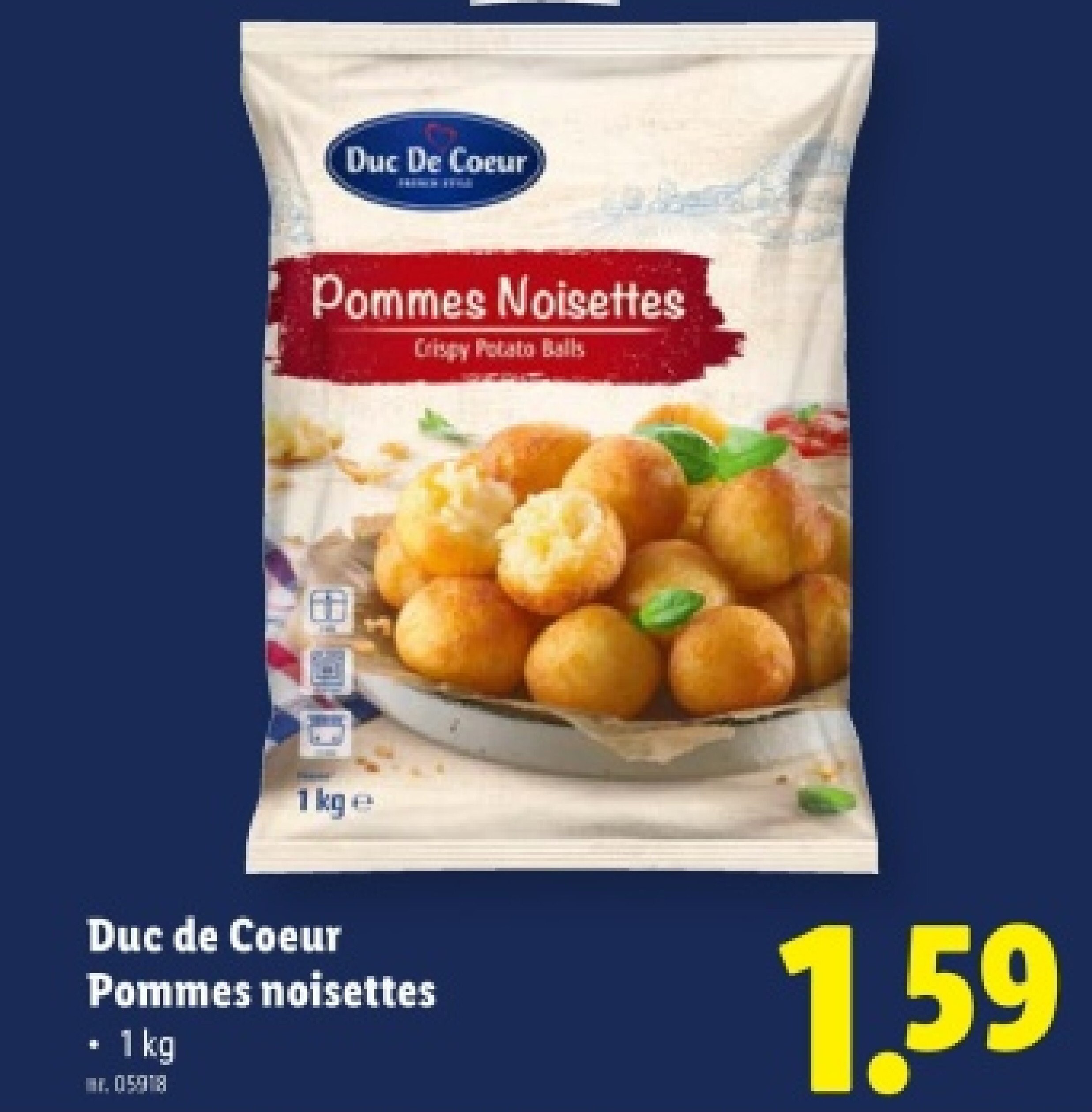 Pommes noisettes