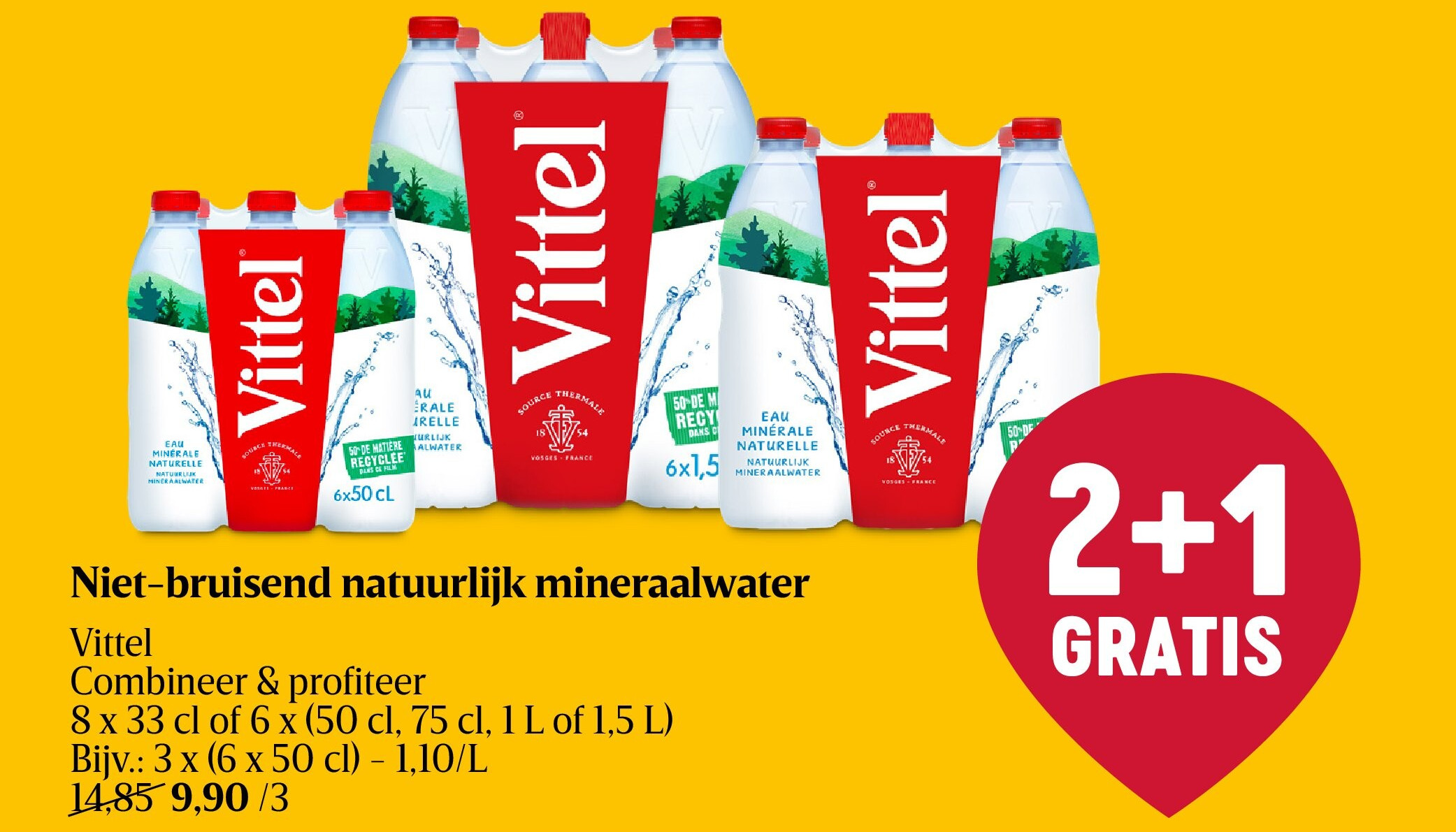 Niet-bruisend natuurlijk mineraalwater