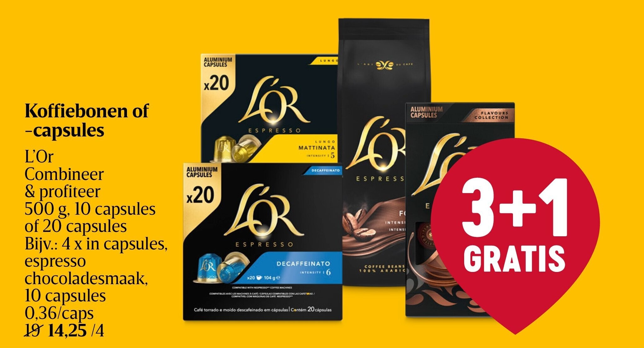 Koffiebonen of -capsules