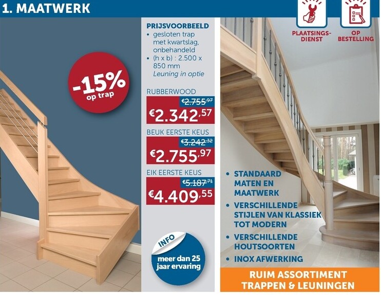 PRIJSVOORBEELD RUBBERWOOD