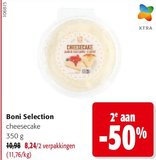 Boni Selection cheesecake 350 g