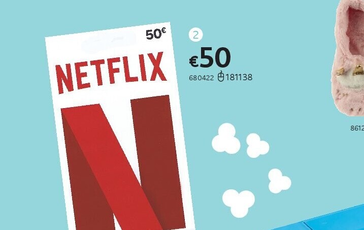 GIFTCARD NETFLIX 50 EURO