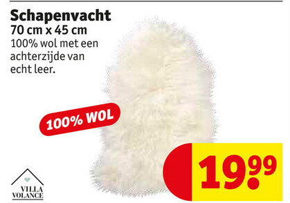 Schapenvacht 70 cm x 45 cm