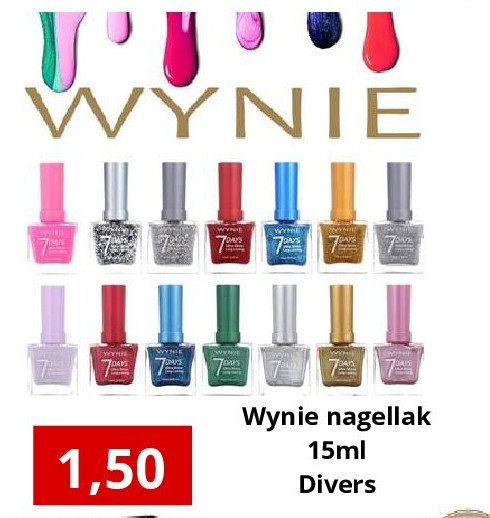 Wynie nagellak 15ml Divers