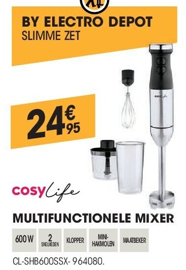 MULTIFUNCTIONELE MIXER