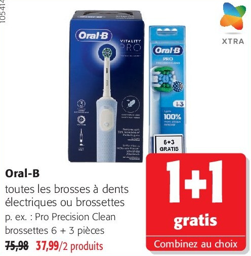 Oral-B toutes les brosses à dents électriques