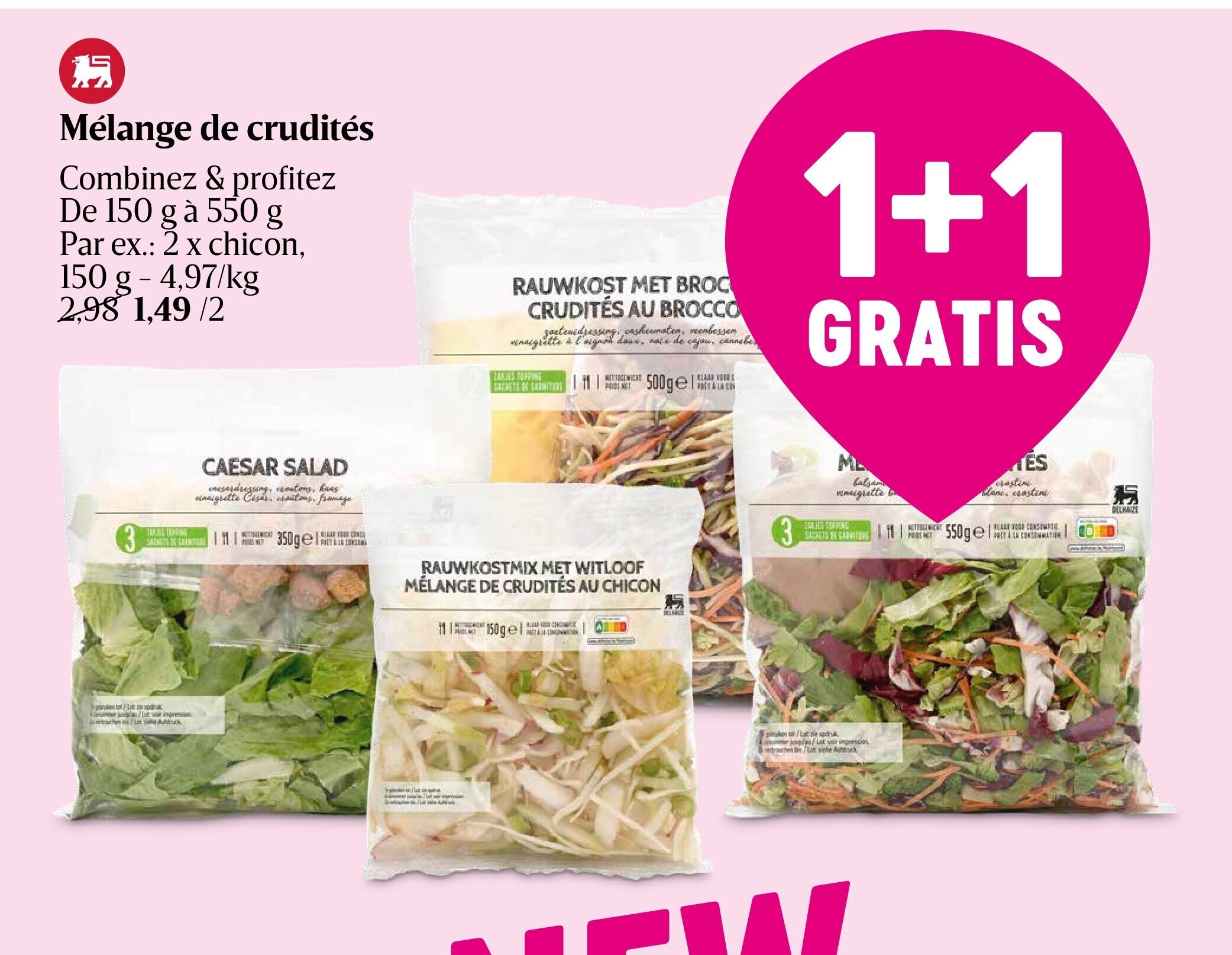 Mélange de crudités