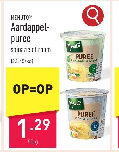 Aardappel- puree