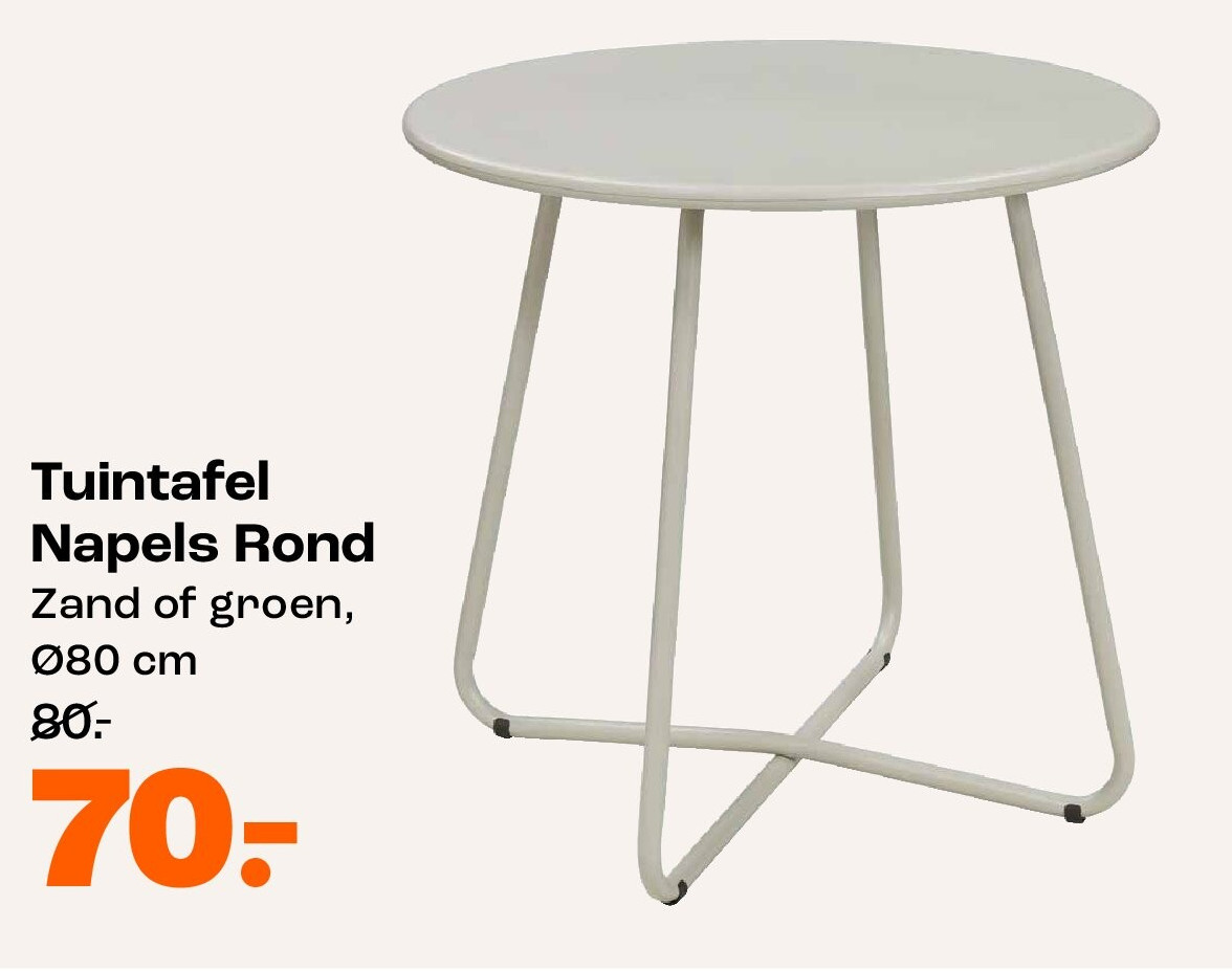 Tuintafel Napels Rond