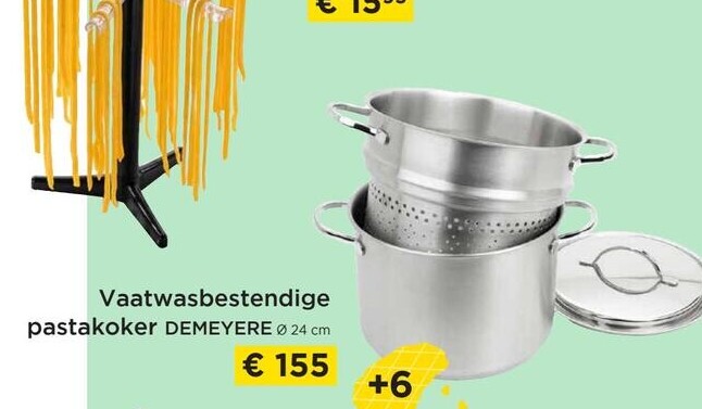 Vaatwasbestendige pastakoker DEMEYERE 0 24 cm
