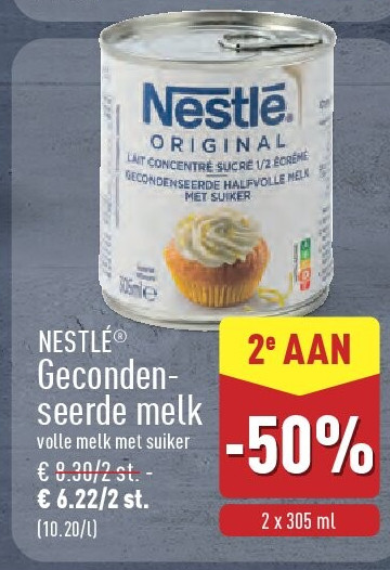 Geconden­ seerde melk