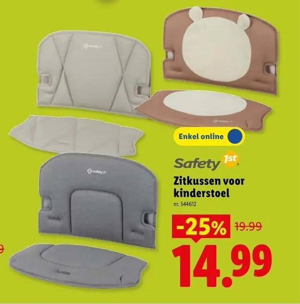 Zitkussen voor kinderstoel