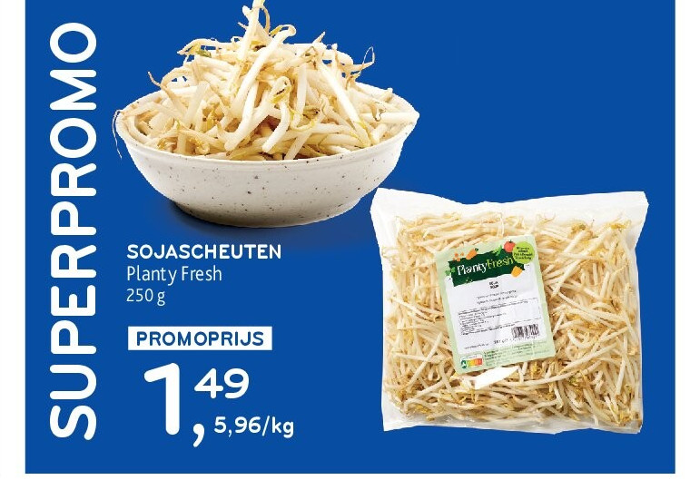 Sojascheuten Planty Fresh 250 g