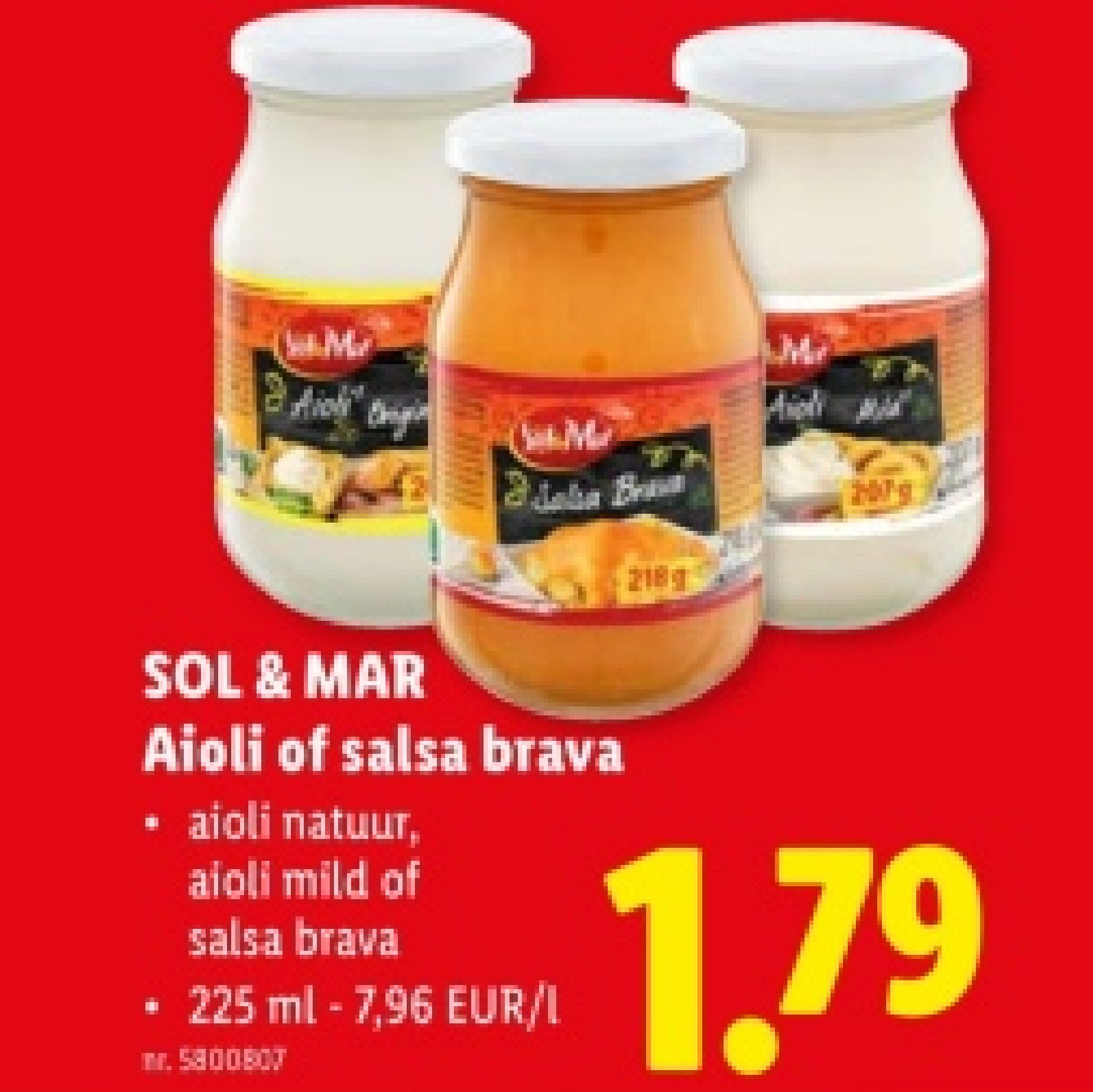 Aioli of salsa brava