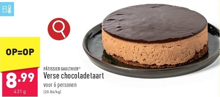 Verse chocoladetaart