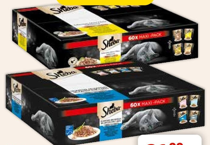Sheba natvoer kat 60 x 85 g