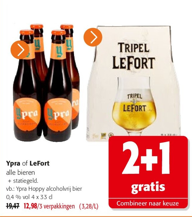 Ypra Hoppy alcoholvrij bier 0,4 % vol 4 x 33 cl