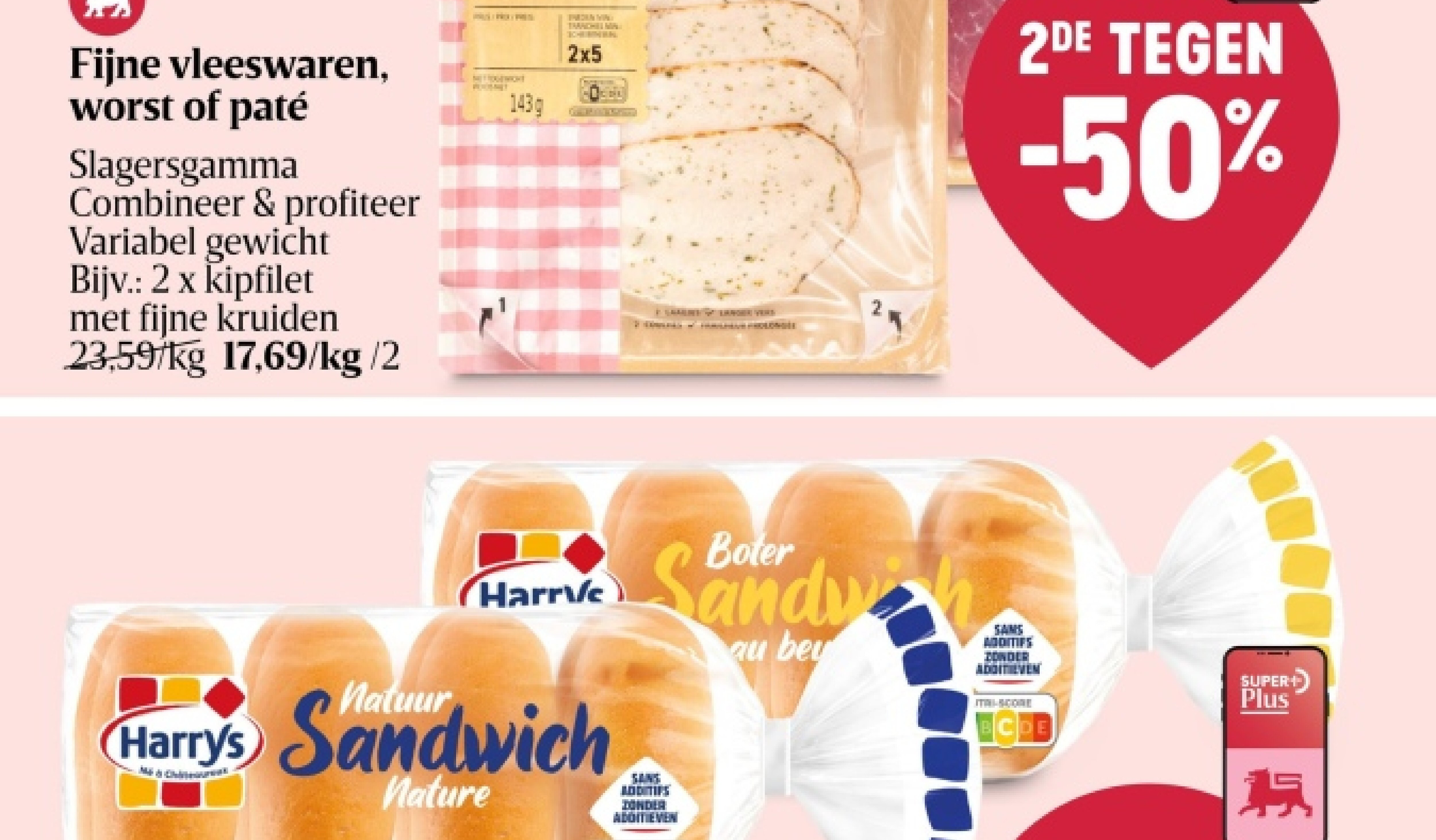 Natuur- of botersandwiches