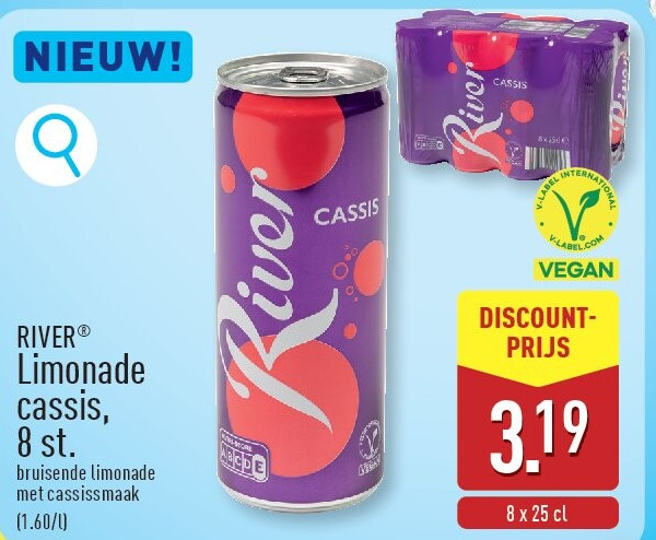 Limonade cassis, 8st.