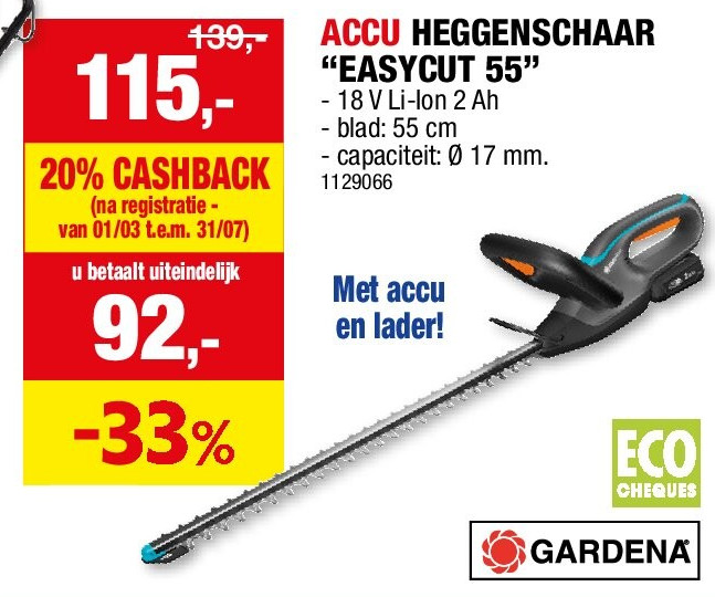 ACCU HEGGENSCHAAR “EASYCUT 55”