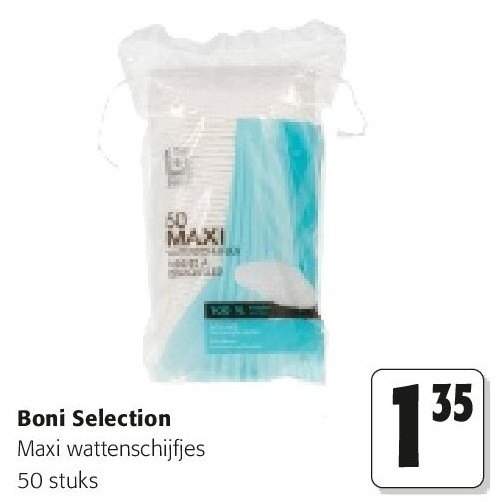 Boni Selection Maxi wattenschijfjes 50 stuks