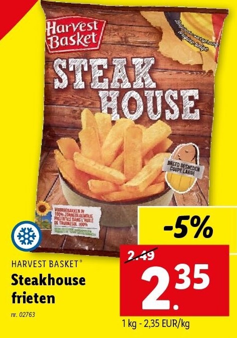 Steakhouse frieten