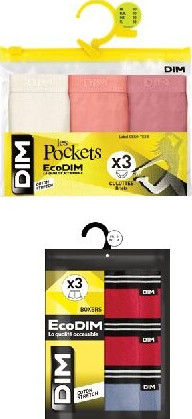 LOT DE 3 BOXERS GARÇON SOUS-VÊTEMENTS ENFANT DIM