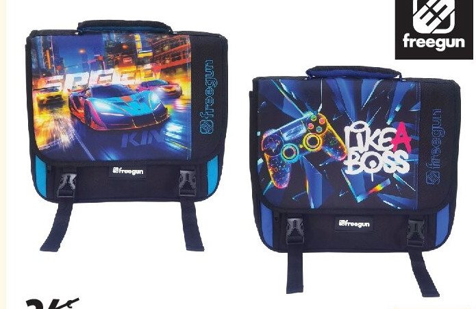 Cartable Freegun 38 cm