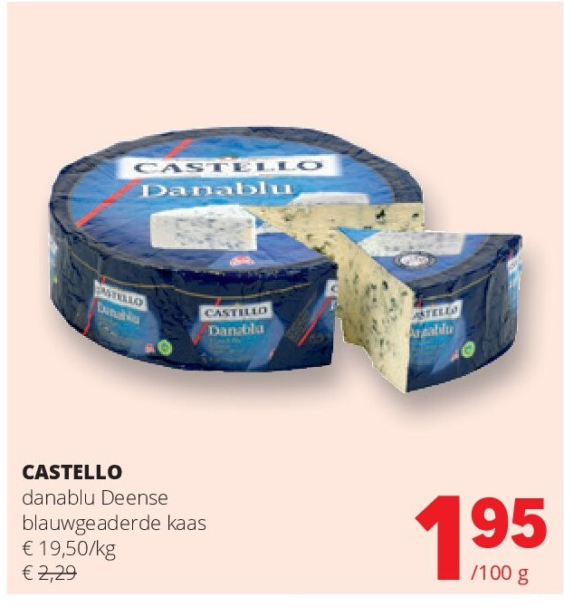 CASTELLO danablu Deense blauwgeaderde kaas