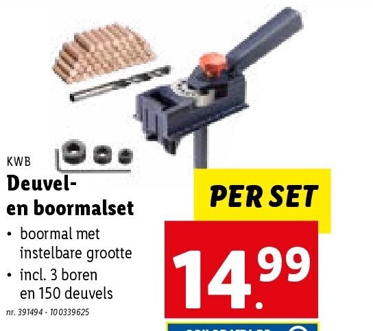 Deuvel- en boormalset