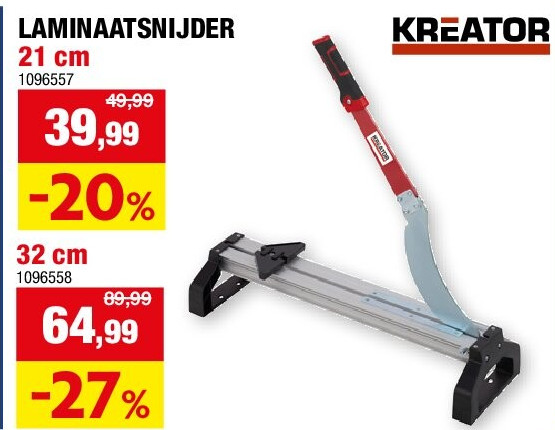 LAMINAATSNIJDER 21 cm