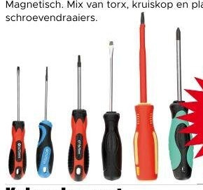 Kinzo schroevendraaierset 6-delig