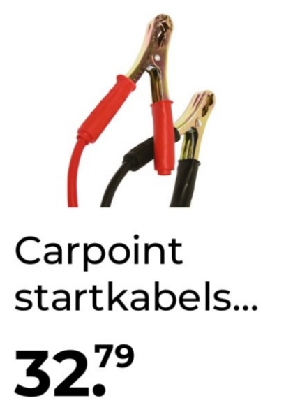 Carpoint startkabelset 25 mm² met geïsoleerde handgreep
