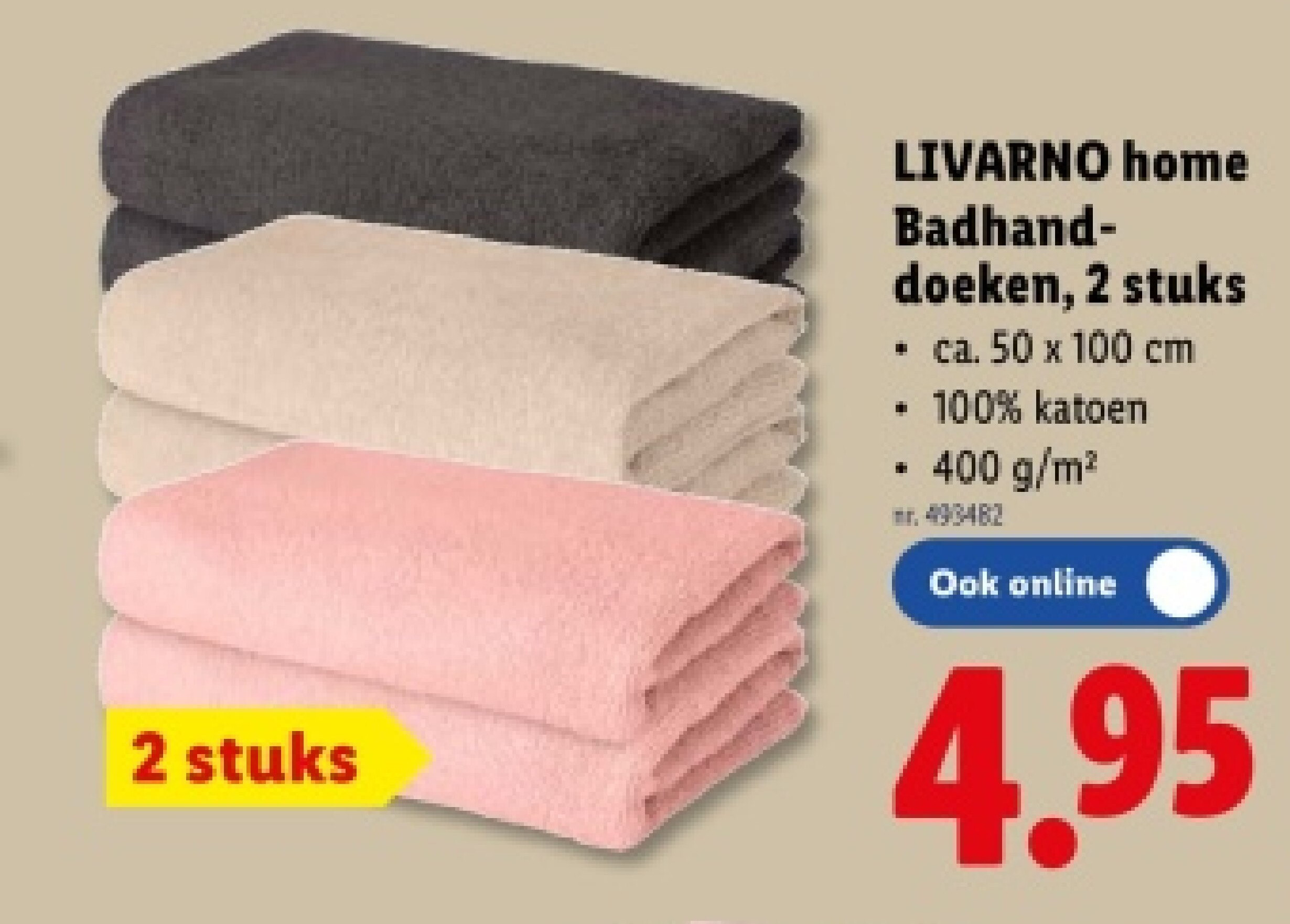 Badhanddoeken, 2 stuks