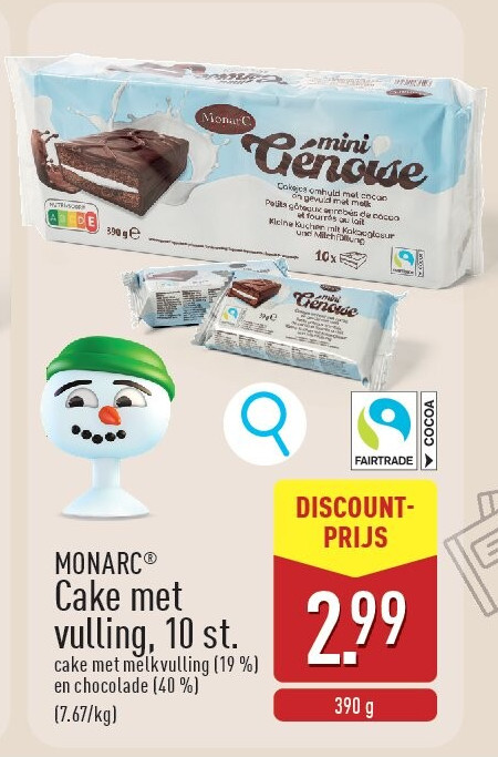 Cake met vulling,10st.