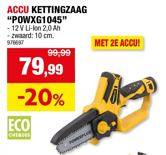 ACCU KETTINGZAAG “POWXG1045”